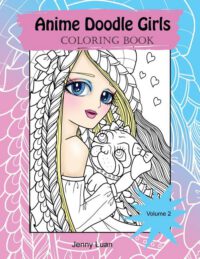 Cover image for Anime Doodle Girls: Coloring Book