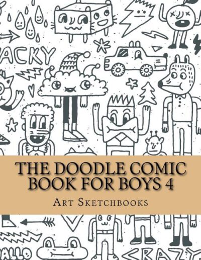 Cover image for The Doodle Comic Book for Boys 4