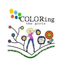 Cover image for Coloring the Girls: Fun Girls to Color Your Worries Away