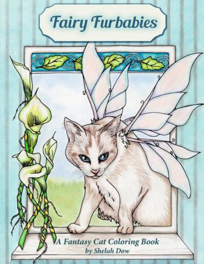 Cover image for Fairy Furbabies: A Fantasy Cat Coloring Book