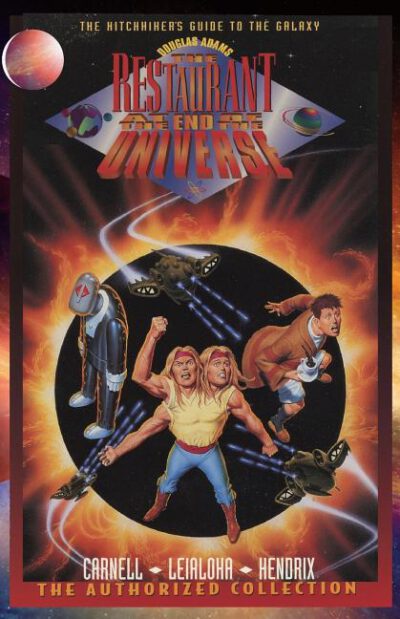 Cover image for The Restaurant at the End of the Universe, The Authorized Collection: Douglas Adams The Hitchhiker's Guide to the Galaxy