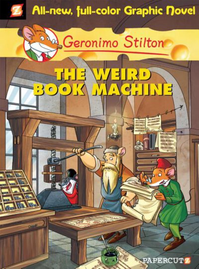 Cover image for Geronimo Stilton Graphic Novels #9: The Weird Book Machine