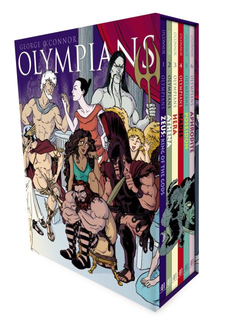 Cover image for Olympians Boxed Set Books 1-6: Zeus, Athena, Hera, Hades, Poseidon & Aphrodite