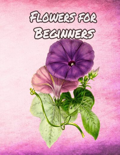 Flowers for Beginners: An Adult Coloring Book with Fun, Easy, and Relaxing Coloring Pages