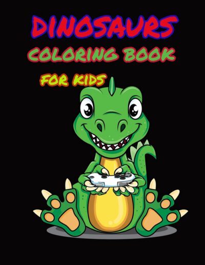 Cover image for Dinosaur coloring book for kids: Great Gift for Boys & Girls, ages 4-8