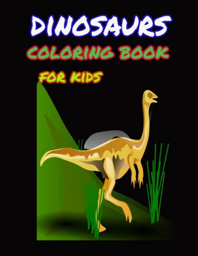 Cover image for Dinosaur coloring book for kids: Great Gift for Boys & Girls, ages 4-8