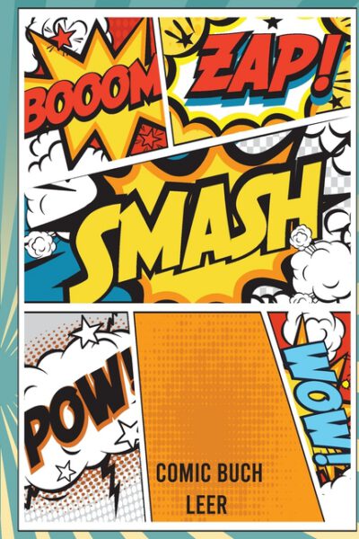 Cover image for Comic Buch Leer: Zum Selber Zeichnen Geschenk Für Kinder Und Comicfans