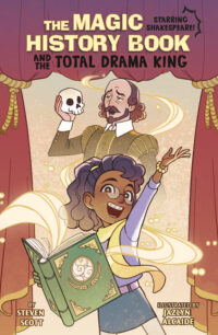 Cover image for The Magic History Book and the Total Drama King: Starring Shakespeare!