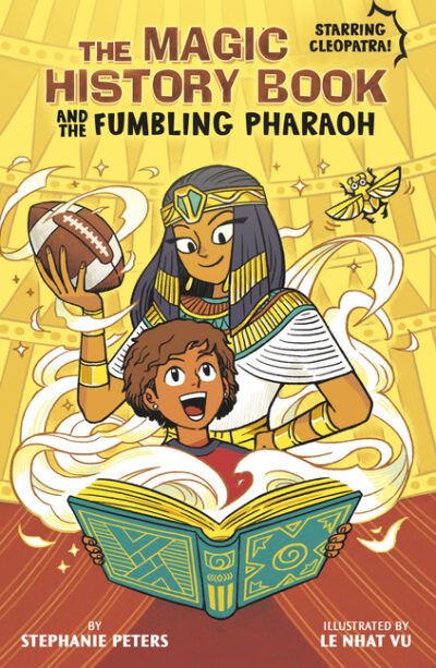 Cover image for The Magic History Book and the Fumbling Pharaoh: Starring Cleopatra!