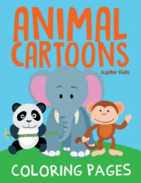 Cover image for Animal Cartoons Coloring Pages