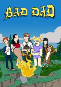 Cover image for Bad Dad Comics: Living the dream