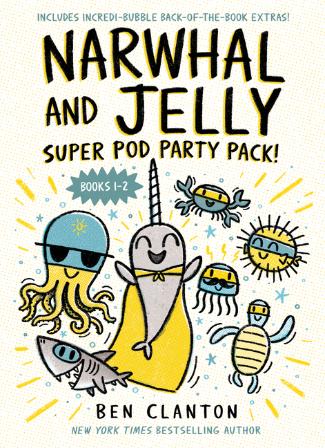 Cover image for Narwhal and Jelly: Super Pod Party Pack! (Paperback Books 1 & 2)