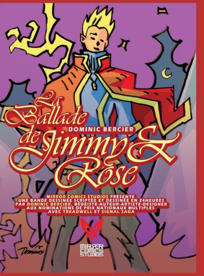 Cover image for La Ballade de Jimmy et Rose: l'histoire d'une empathe et d'un crétin!