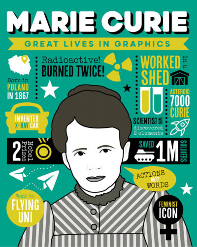 Cover image for Great Lives in Graphics: Marie Curie