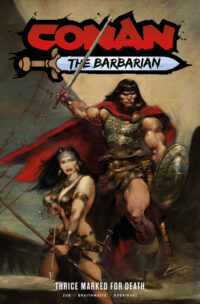 Cover image for Conan the Barbarian: Thrice Marked for Death