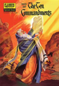 Cover image for Moses and the the Ten Commandments