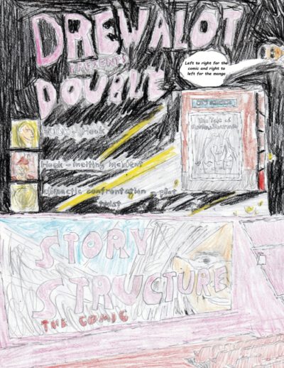 Double Story Structure (A comic and a manga that meet in the middle!)