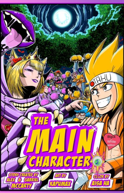 Cover image for The Main Character! the Manga 2: Welcome to Glam Castle!: Black and White Edition