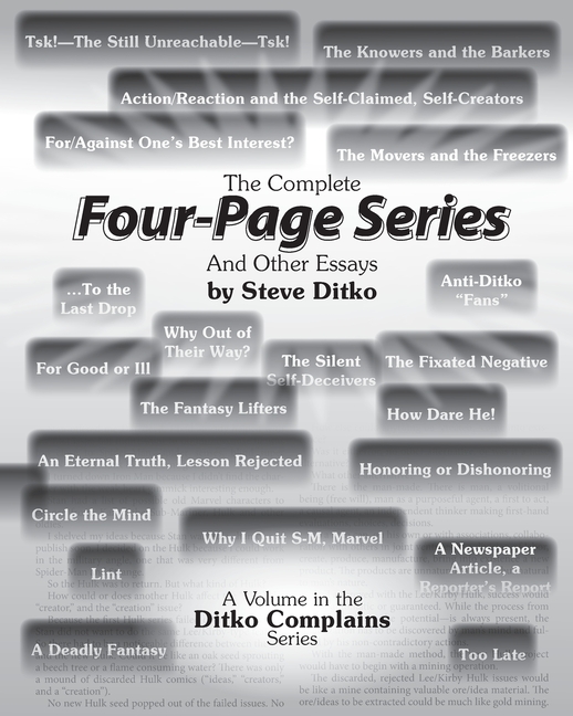Cover image for The Complete Four-Page Series And Other Essays