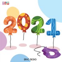 Cover image for 2021 - A kids new years book celebrating 2021: 2020 has been tough! Celebrate the 2021 year by gifting the first-ever children's "yearbook"!