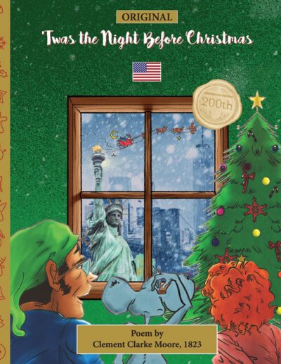 Cover image for ORIGINAL 'Twas the Night Before Christmas - 200th Anniversary Edition: ENGLISH, first published in 1823