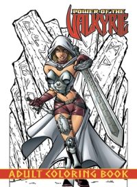 Cover image for Power of the Valkyrie Adult Coloring Book