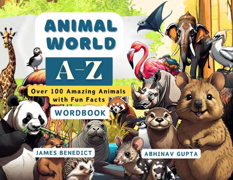 Cover image for ANIMAL World A-Z: Over 100 Amazing Animals with Fun Facts