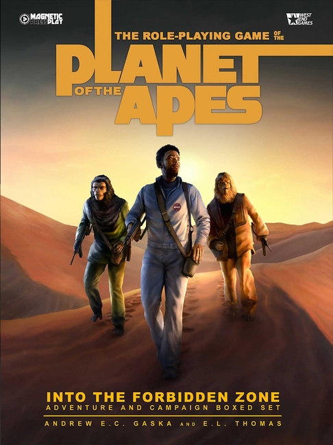 The Planet of the Apes RPG Forbidden Zone Adventure Box Role-Playing Game