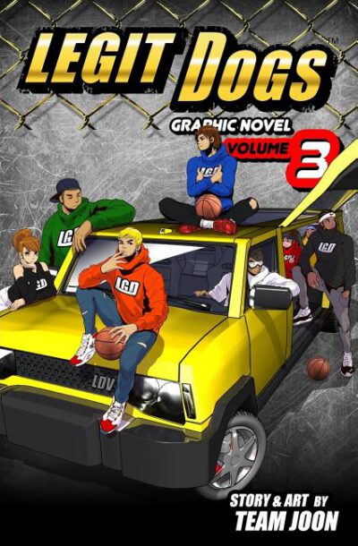 Cover image for Legit Dogs: A Basketball Graphic Novel