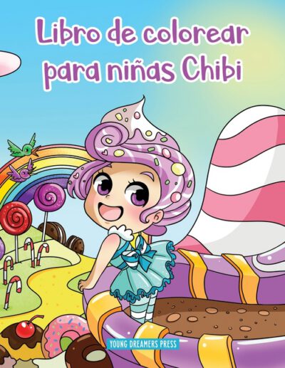 Cover image for Libro de colorear para niñas Chibi: Libro de colorear de Anime para niños de 6-8, 9-12 años