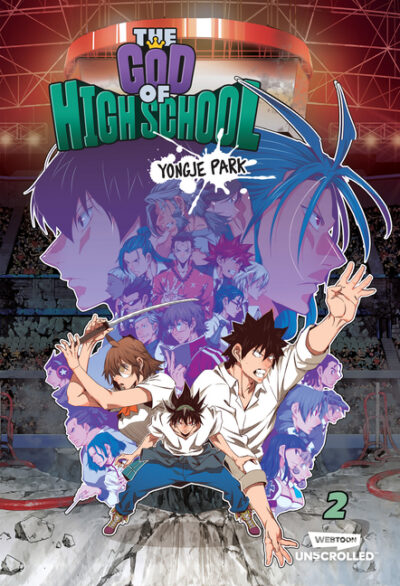 Cover image for The God of High School Volume Two: A Webtoon Unscrolled Graphic Novel