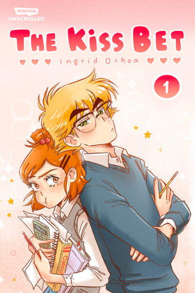 Cover image for The Kiss Bet Volume One: A Webtoon Unscrolled Graphic Novel