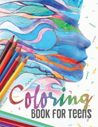 Teens Flower Colouring Book