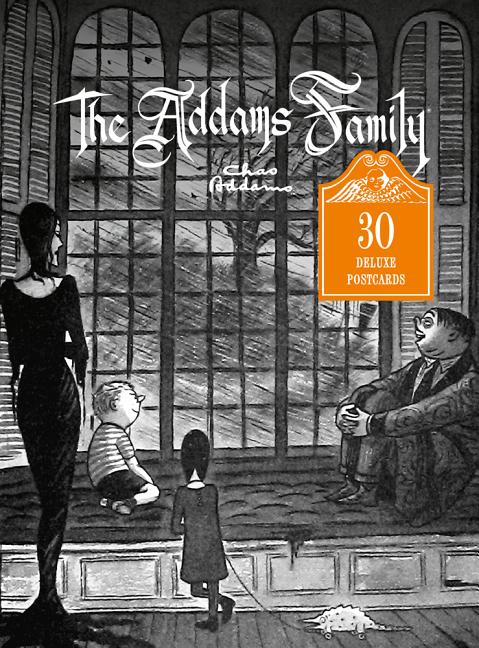 Cover image for The Addams Family: 30 Deluxe Postcards