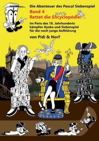 Cover image for Rettet die Encyclopédie!: Siebenspiels viertes Abenteuer - Bande dessinée - Von Pidi & Norf