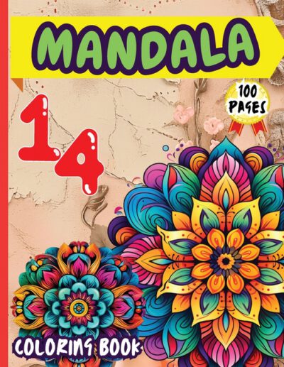 Cover image for Mandala 14 Coloring Book: Stress Relieving Mandala Designs for Adults Relaxation