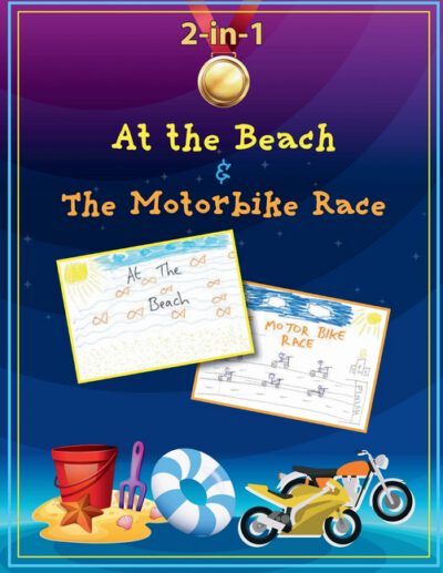 Cover image for At the Beach and The Motorbike Race
