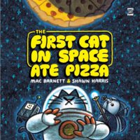 Cover image for The First Cat in Space Ate Pizza