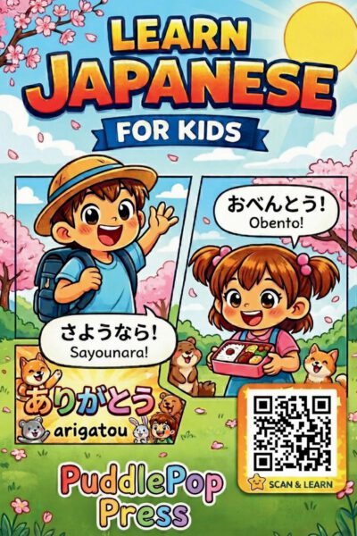 Learn Japanese for Kids: A Cute Comic Vocabulary Book with Online Audio Guide - 200 Everyday Japanese Words for Ages 3-10 Explained Through Playful, S