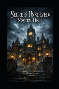 Secrets Unsolved: Noctem High: Secrets Unsolved: Noctem High Fantasy book YA novel 6x9 inches Dialogue/ script style for better imagery.