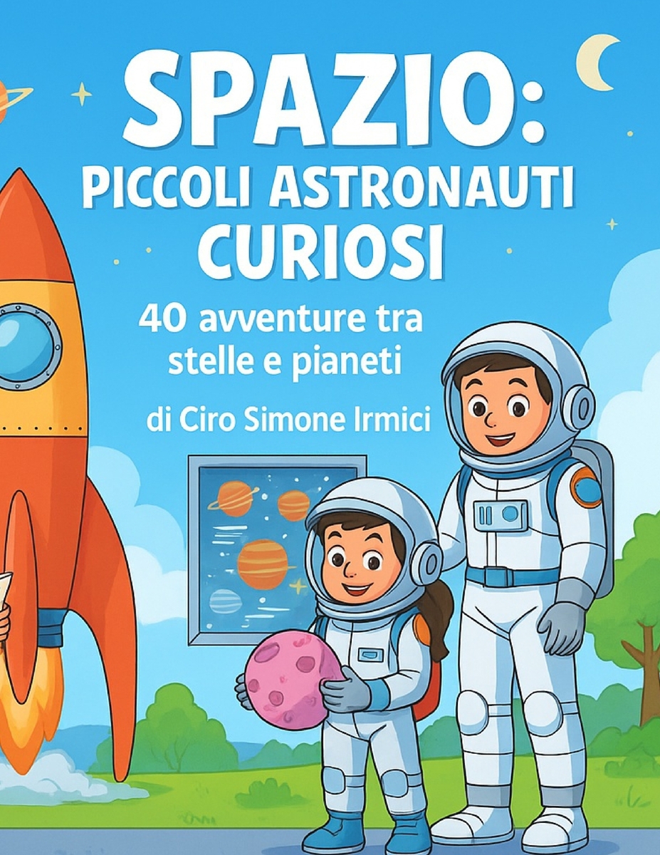 Spazio: Piccoli Astronauti Curiosi: 40 avventure tra stelle e pianeti Storie illustrate educative per bambini 3-6 anni
