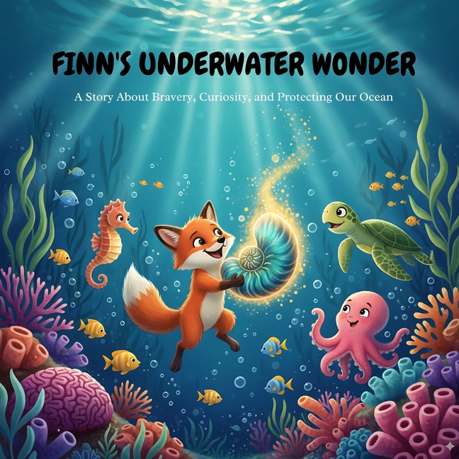 Finn's Underwater Wonder: A Story About Bravery, Curiosity, and Protecting Our Ocean