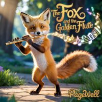 The Fox and the Golden Flute Kids Story Book Kids Picture Book: A Heartwarming Story About Finding Your Voice, Friendship, and Self-Expression for Kid