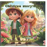 Cover image for children story book: The magical garden adventure