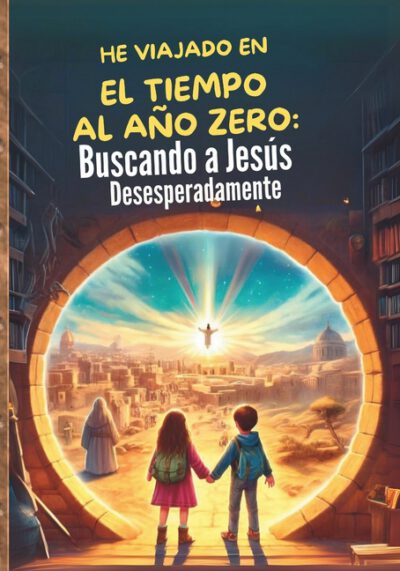 Cover image for He Viajado al año Cero: Buscando a Jesús Desesperadamente: Libro Interactivo para niños de 8 a 12 años
