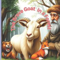 The brave goat in a Forest