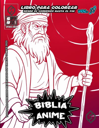 Biblia Anime Desde El Inicio Hasta El Final Vol 20: libro para colorear