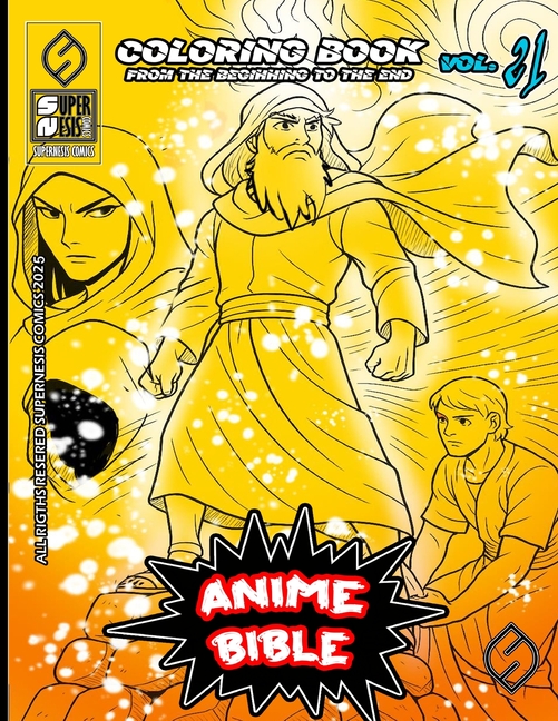 Anime Bible From The Beginning To The End Vol. 21: Coloring book