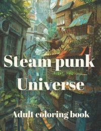 Cover image for Steam punk universe adult coloring book