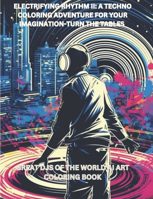 Cover image for Electrifying Rhythms II: A Techno Coloring Journey for Your Mind: Turn the Tables